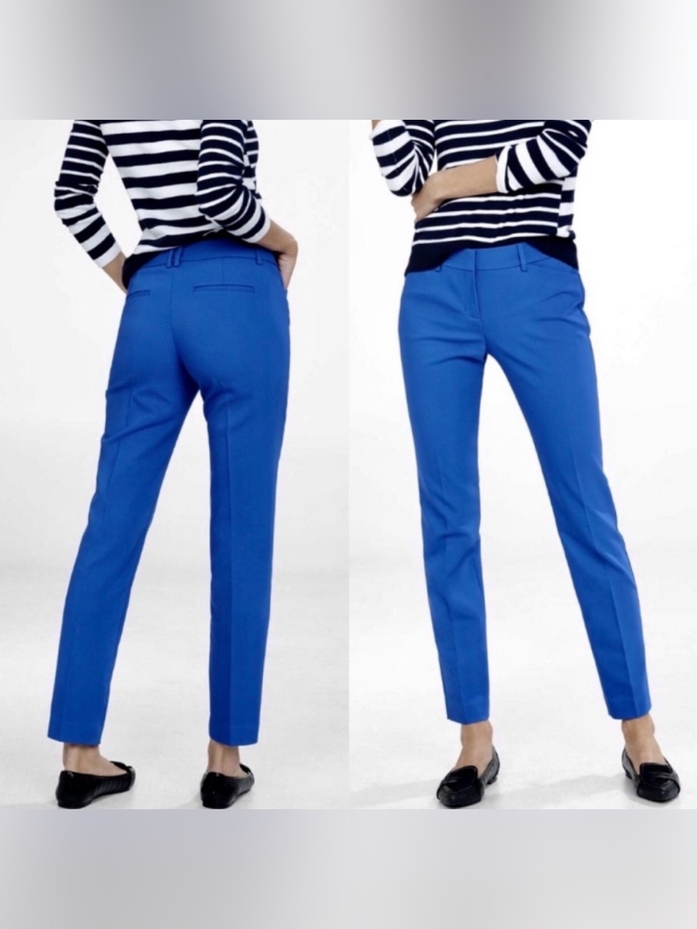Express Editor Electric Blue Slim Trousers